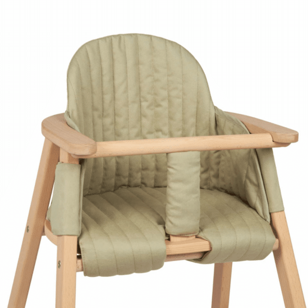 Coussin pour chaise haute Linden Green - Nobodinoz Concept store bébés et enfants MINI HERO
